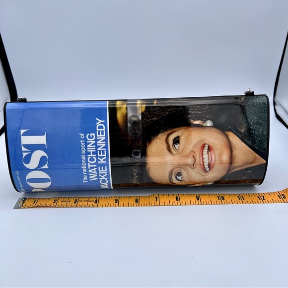 Jackie Kennedy Breeke The Saturday Evening Post Vintage Clutch Handbag Purse - Picture 6 of 8